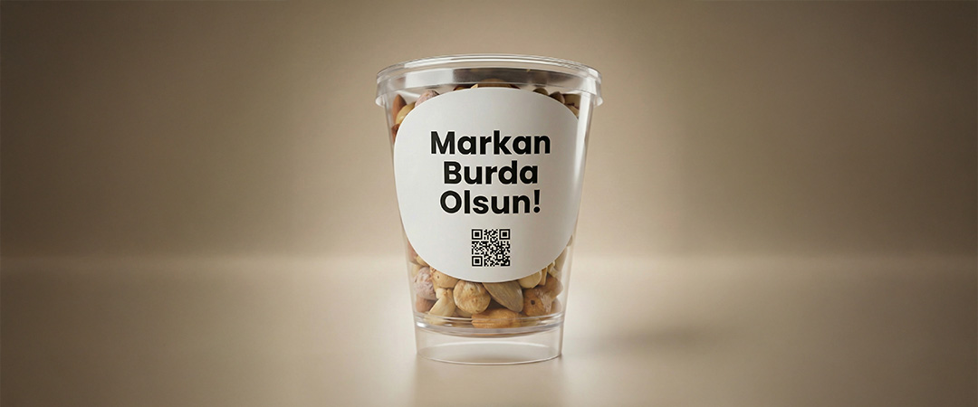 Nutlab kampanya görseli - Bardaklarınızda markanızı görün, çerez ve fıstık bardak satışı